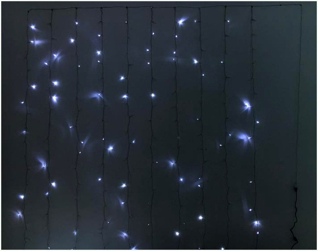 Curtain lights for backdrop and display applications