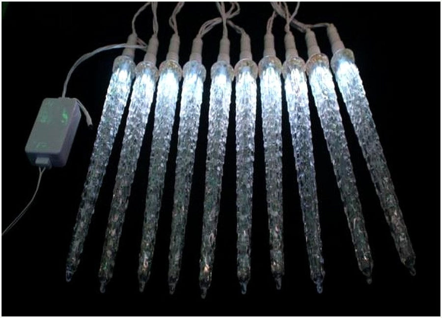 Icicle lights for seasonal decorative displays