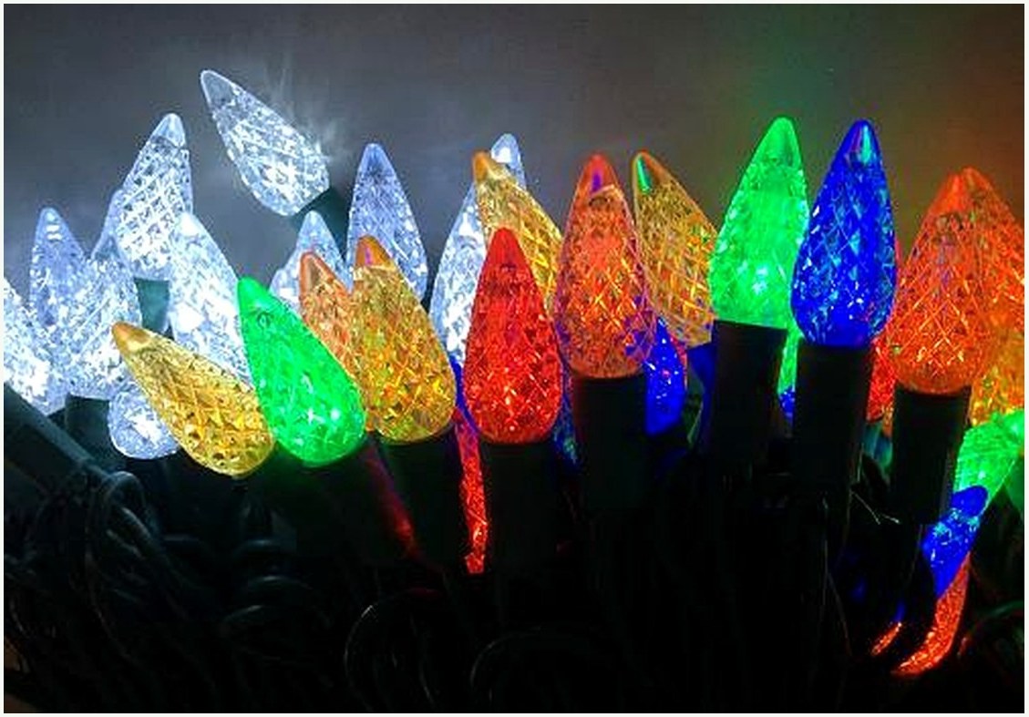 LED string lights arranged for decorative lighting applications